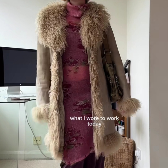 70's Mood Aesthetic Penny Lane Coat - Picture 2 of 12